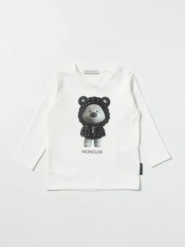 T-shirt Moncler in cotone con stampa orso (103387150)