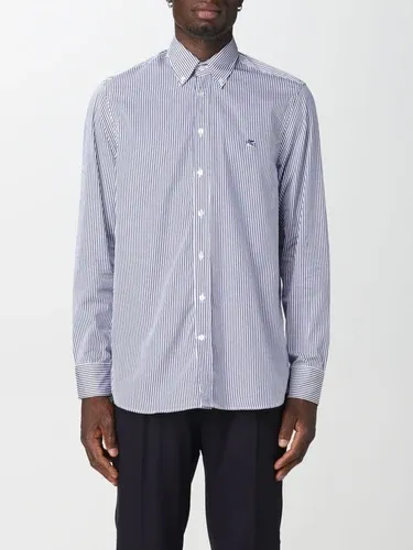 Camicia a righe Etro con logo Pegaso ricamato (102184309) Camicia a righe Etro con logo Pegaso ricamato (102184309)