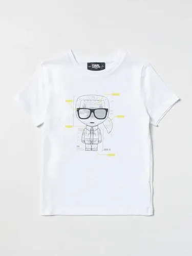 T-shirt Karl Lagerfeld Kids con stampa Karl (102184325)