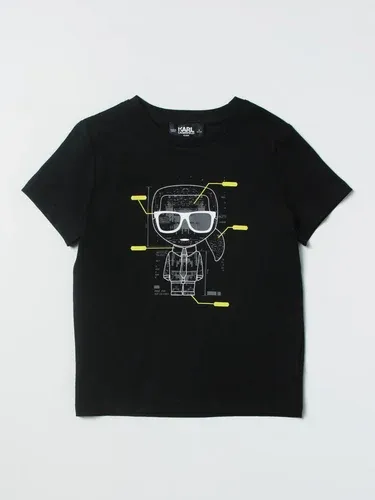 T-shirt Karl Lagerfeld Kids con stampa Karl (102184326)