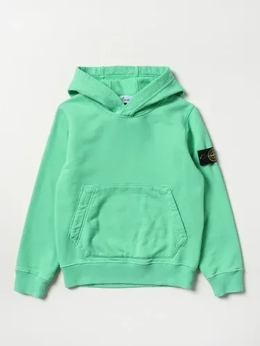 Felpa Stone Island Junior con logo (102198741) Felpa Stone Island Junior con logo (102198741)