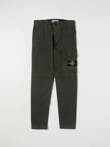 Pantalone STONE ISLAND JUNIOR Bambino colore Oliva (102198748)