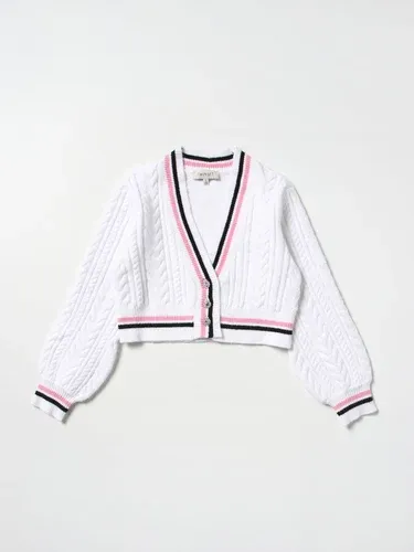 Cardigan college Twinset in maglia di viscosa (102198836)