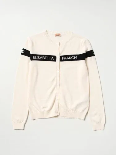 Cardigan Elisabetta Franchi con banda logata (102199079) Cardigan Elisabetta Franchi con banda logata (102199079)