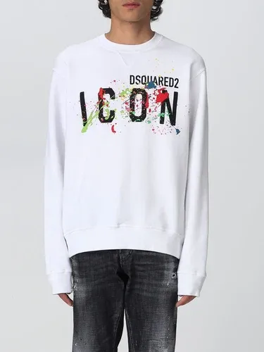 Felpa Icon Spray Ski Dsquared2 in cotone (102209966)