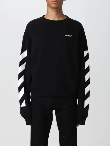 Felpa Off-White con stampe diagonali (102209994) Felpa Off-White con stampe diagonali (102209994)