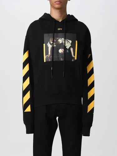 Felpa Off-White con stampe diagonali (102209995) Felpa Off-White con stampe diagonali (102209995)