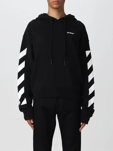 Felpa Off-White con stampe diagonali (102209996) Felpa Off-White con stampe diagonali (102209996)