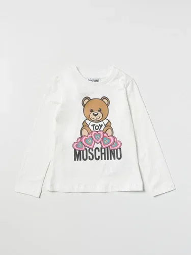 T-shirt Moschino Kid con stampa Teddy cuori (102210027)