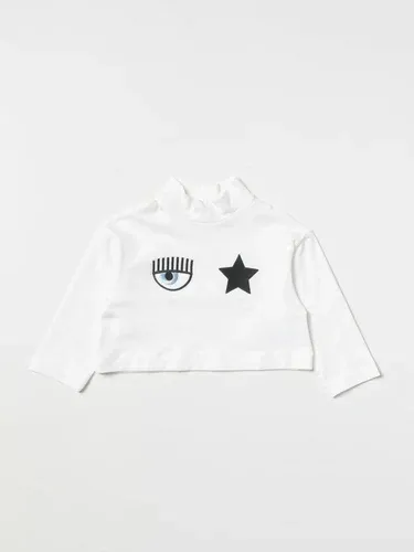 T-shirt cropped Chiara Ferragni con logo Eye Star (102210111)