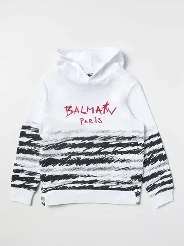 Felpa Balmain con stampa logo (102210211)