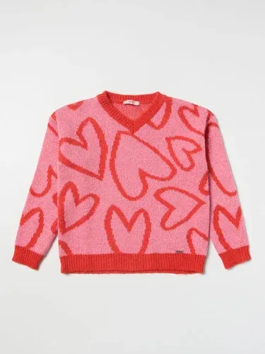 Maglia a v Liu Jo con cuori all-over (102210232) Maglia a v Liu Jo con cuori all-over (102210232)