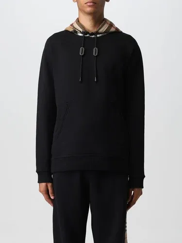 Felpa Burberry con cappuccio e dettaglio check (104358243) Felpa Burberry con cappuccio e dettaglio check (104358243)