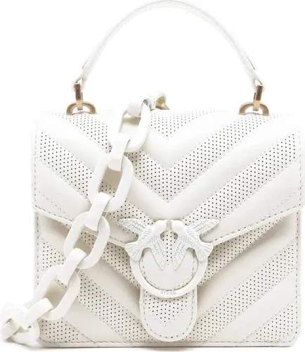 Pinko di pelle borsa messenger love mini top handle v quilt l (101333268) Pinko di pelle borsa messenger love mini top handle v quilt l (101333268)