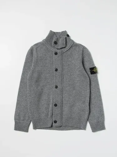 Cardigan Stone Island Junior in misto lana (102262395)