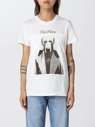 T-shirt Max Mara in cotone con stampa (104749326)
