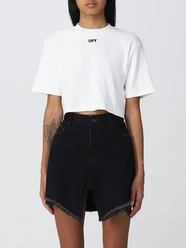 T-shirt cropped Off-White in cotone (102262520) T-shirt cropped Off-White in cotone (102262520)