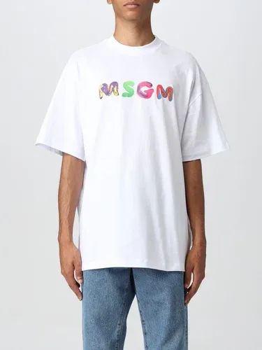 T-shirt over Msgm con logo (102262670)