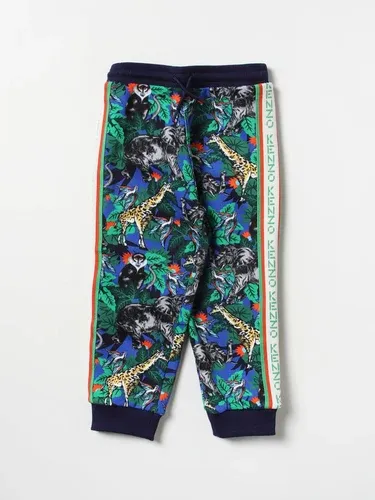 Pantalone jogging Kenzo Junior con stampa jungle (102262752)