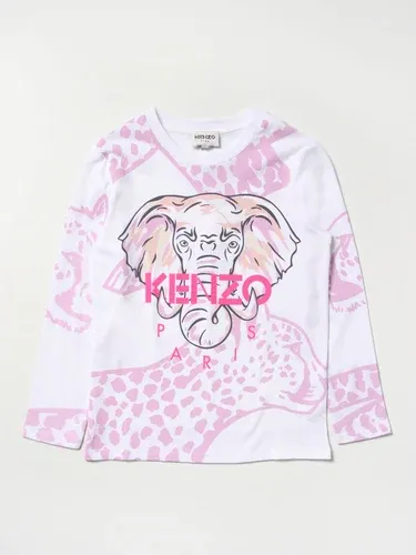 T-shirt Kenzo Junior con logo Elefante Kenzo Paris (102262761)