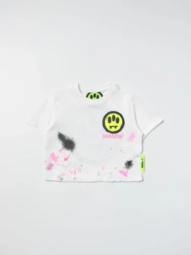 T-shirt cropped Barrow Kids con stampa logo (102619995)