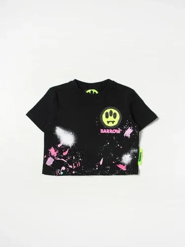 T-shirt cropped Barrow Kids con stampa logo (102619996)