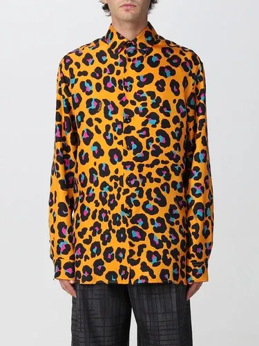 Camicia Daisy Leopard Versace in seta (102620011)