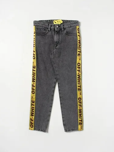 Jeans Off-White con bande logate (102620013)