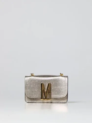 Borsa Mini M Moschino Couture in pelle (102620133)