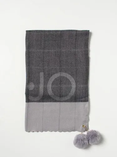 Stola Liu Jo Con motivo spigato e pompon (102620459)