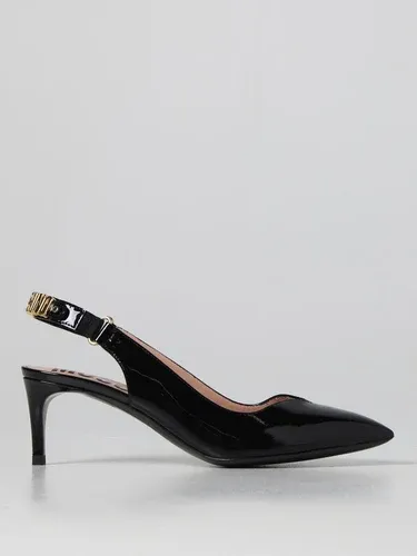 Slingback Moschino Couture in pelle verniciata (102620539)