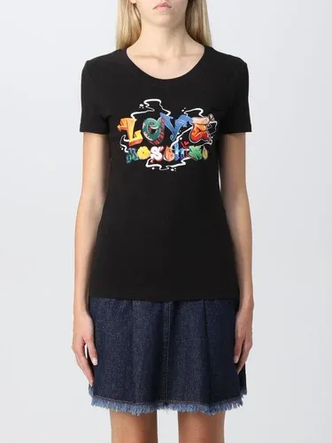 T-shirt Love Moschino con stampa grafica (102111281)