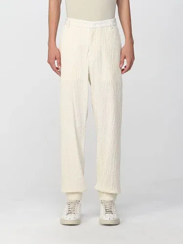 Pantalone Emporio Armani in velluto effetto increspato (103516040)