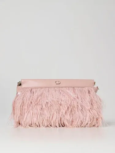 Pochette Twinset in ecopelle e piume (103516172) Pochette Twinset in ecopelle e piume (103516172)