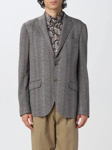 Blazer a monopetto Etro in jersey chevron (103516186) Blazer a monopetto Etro in jersey chevron (103516186)