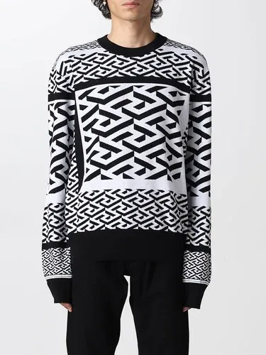 Maglia La Greca Versace di lana e cotone (103516198) Maglia La Greca Versace di lana e cotone (103516198)