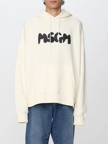 Felpa Msgm in cotone con logo (103516208) Felpa Msgm in cotone con logo (103516208)