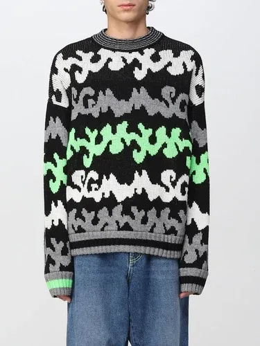 Maglia di misto lana Msgm con logo all-over (103516216) Maglia di misto lana Msgm con logo all-over (103516216)