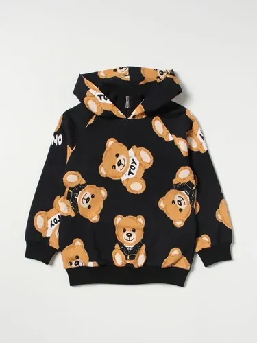 Felpa Moschino Kid con stampa Teddy all-over (103516226)