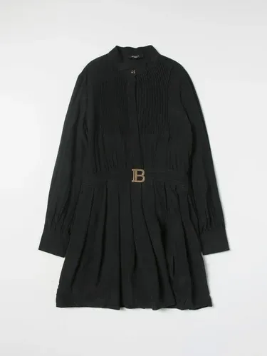 Abito Balmain in seta con logo B (103516268) Abito Balmain in seta con logo B (103516268)