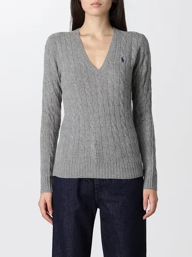 Maglia a v Polo Ralph Lauren con logo ricamato (103516332)