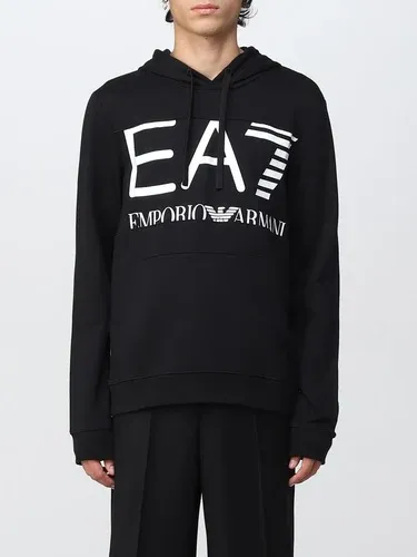 Felpa EA7 in cotone con logo (103516384) Felpa EA7 in cotone con logo (103516384)