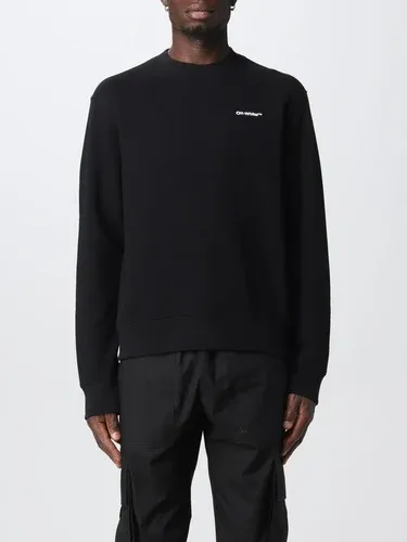 Felpa di cotone Off-White con logo (103516512) Felpa di cotone Off-White con logo (103516512)