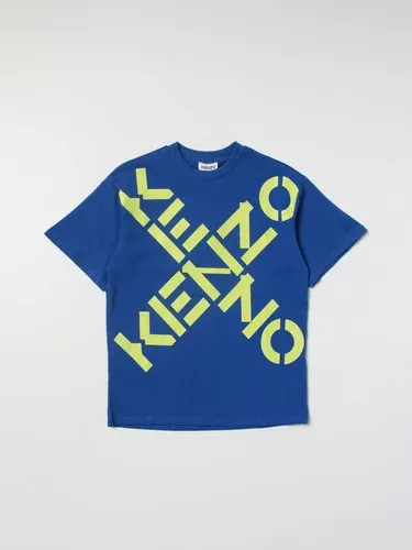 T-shirt Kenzo Junior con logo incrociato (103516518)