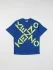 T-shirt Kenzo Junior con logo incrociato (103516518)
