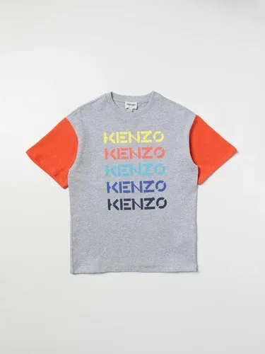 T-shirt Kenzo Junior con logo multicolor (103516522)