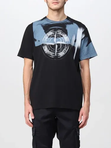 T-shirt Stone Island con stampa logo (103516537)