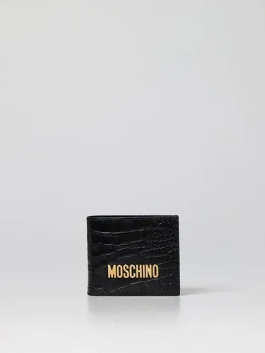 Portafoglio Moschino Couture in pelle stampa cocco (103516560)