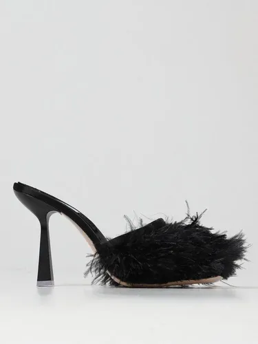 Sandalo Feather Wrap Sebastian Milano in raso e piume (103517111) Sandalo Feather Wrap Sebastian Milano in raso e piume (103517111)