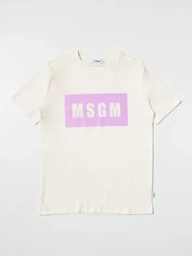 T-shirt Msgm Kids con stampa logo (103517207)